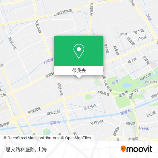 思义路科盛路地图