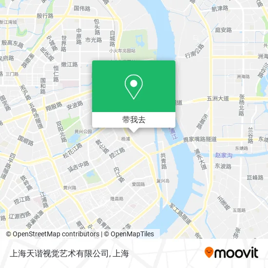 上海天谐视觉艺术有限公司地图