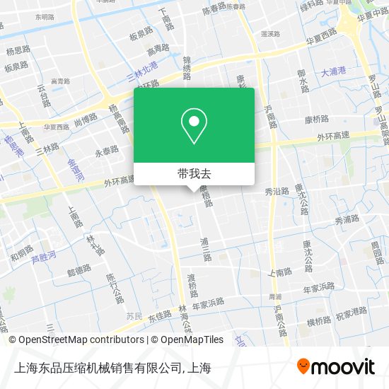 上海东品压缩机械销售有限公司地图