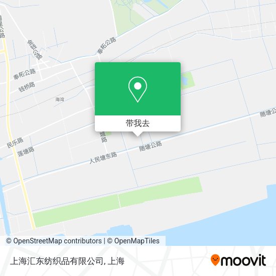 上海汇东纺织品有限公司地图