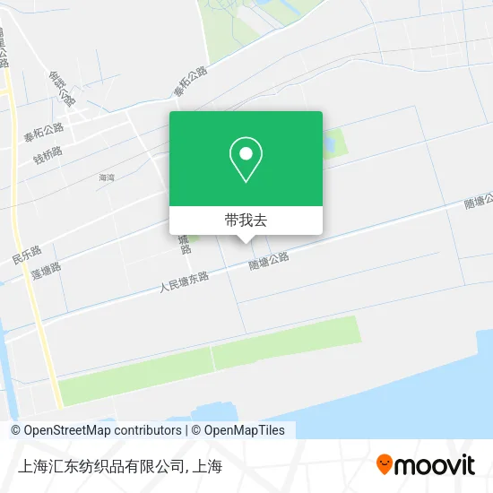 上海汇东纺织品有限公司地图
