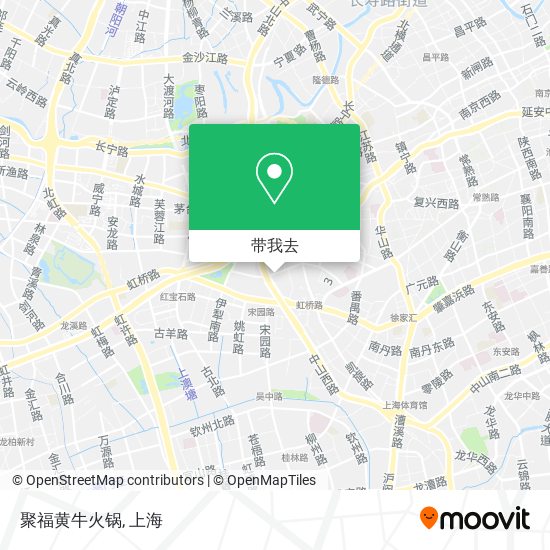 聚福黄牛火锅地图