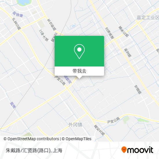 朱戴路/汇贤路(路口)地图