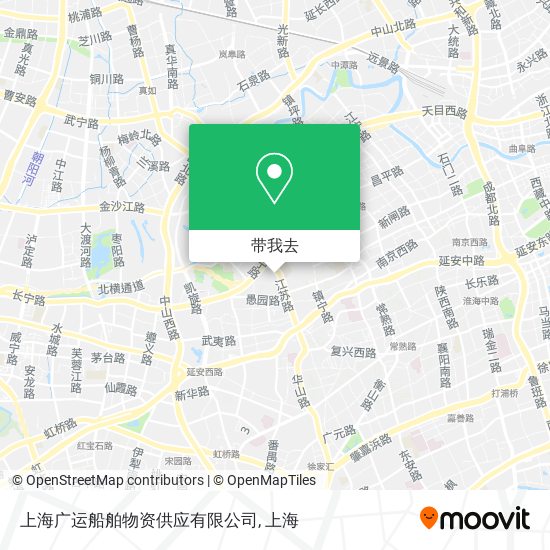 上海广运船舶物资供应有限公司地图