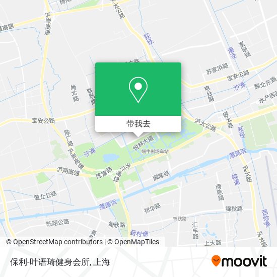 保利-叶语琦健身会所地图