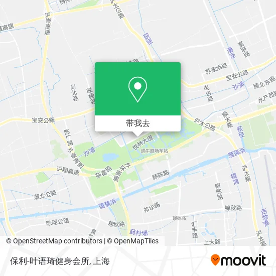 保利-叶语琦健身会所地图