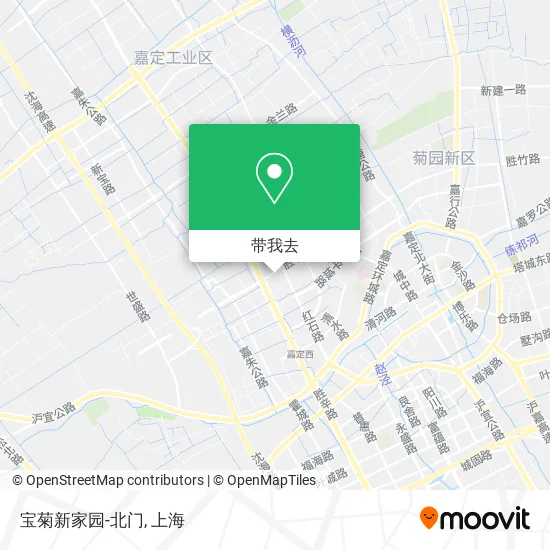 宝菊新家园-北门地图