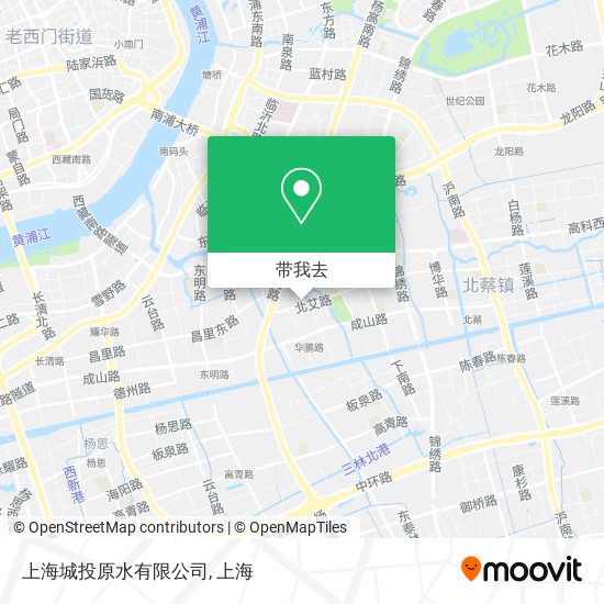 上海城投原水有限公司地图