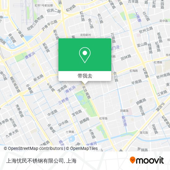 上海忧民不锈钢有限公司地图