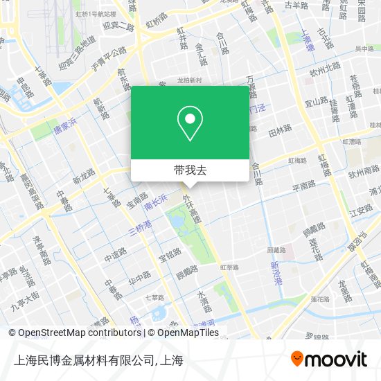 上海民博金属材料有限公司地图