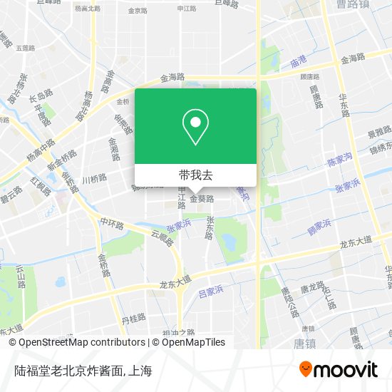 陆福堂老北京炸酱面地图