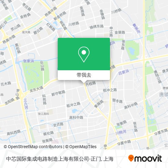 中芯国际集成电路制造上海有限公司-正门地图