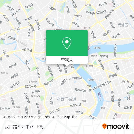 汉口路江西中路地图