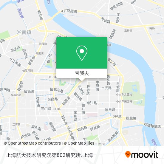 上海航天技术研究院第802研究所地图