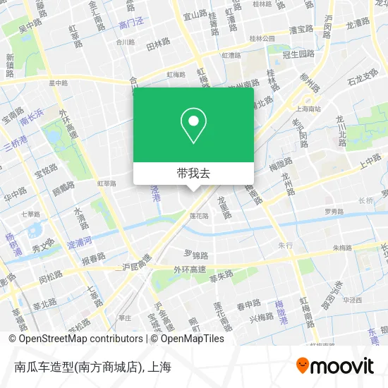 南瓜车造型(南方商城店)地图