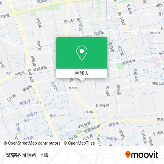 繁荣路周康路地图