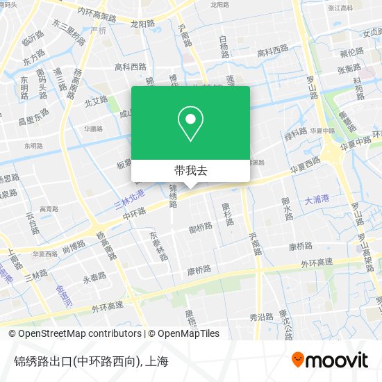 锦绣路出口(中环路西向)地图