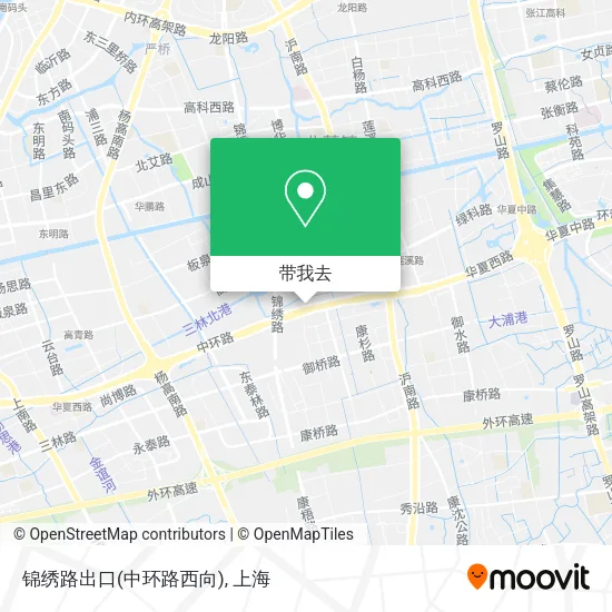 锦绣路出口(中环路西向)地图