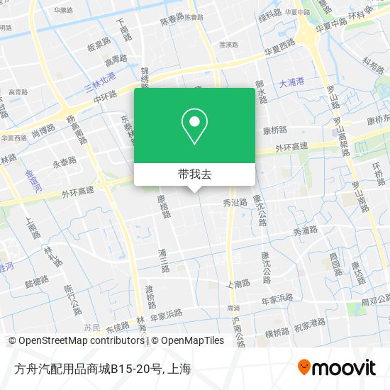 方舟汽配用品商城B15-20号地图