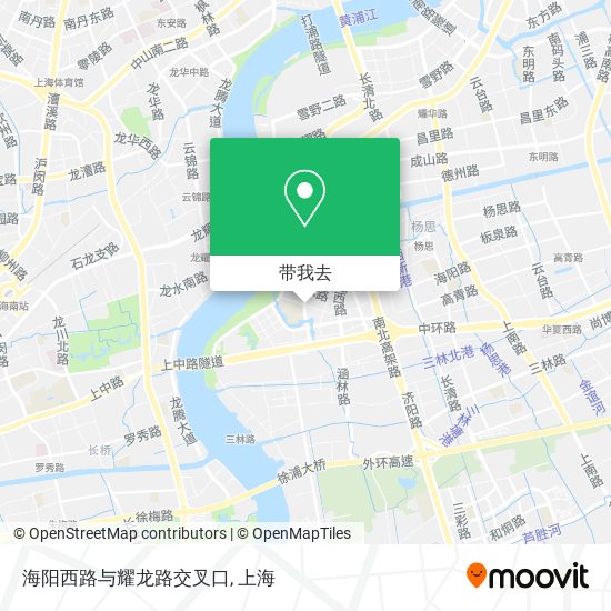 海阳西路与耀龙路交叉口地图