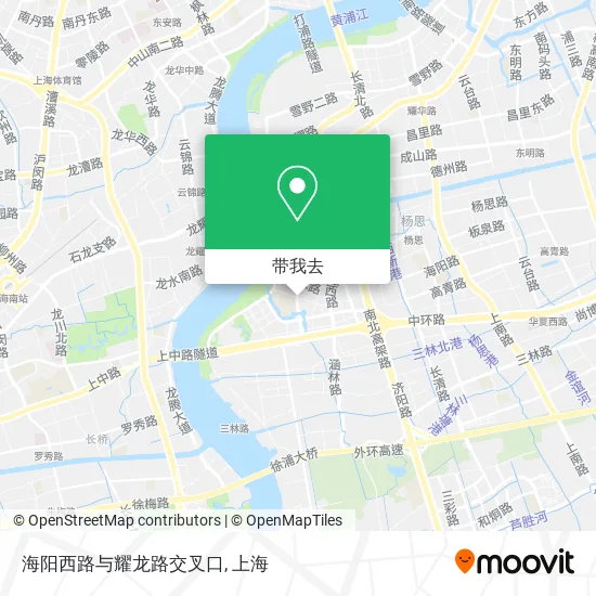 海阳西路与耀龙路交叉口地图