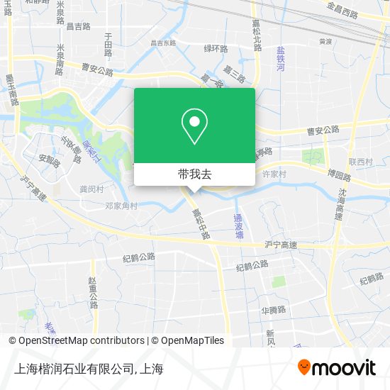 上海楷润石业有限公司地图