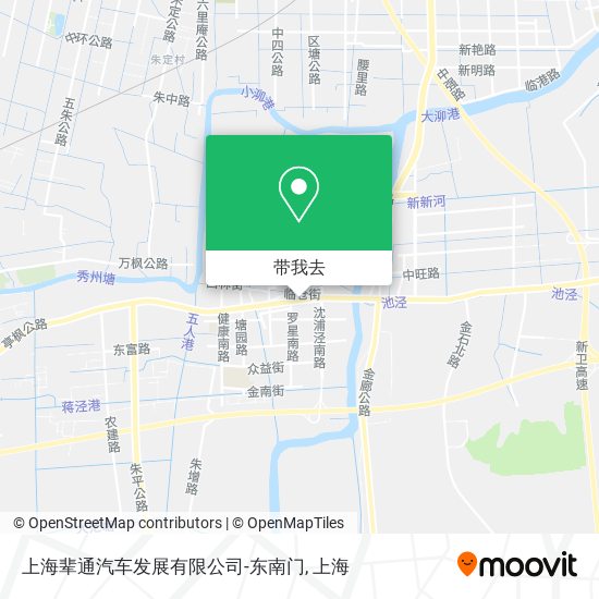 上海辈通汽车发展有限公司-东南门地图