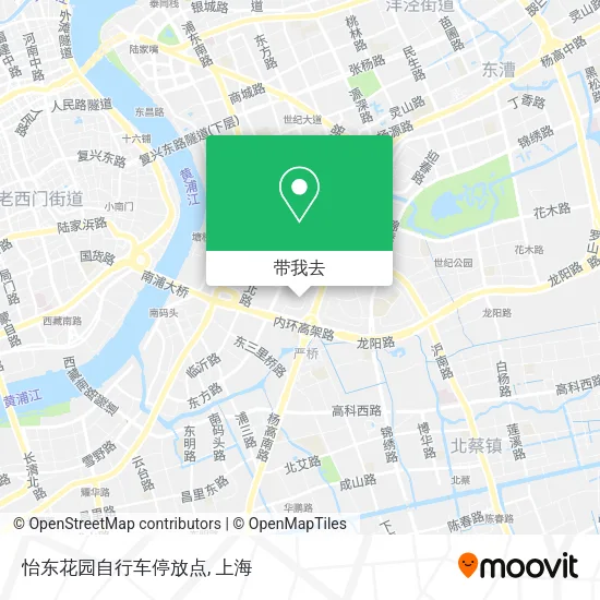 怡东花园自行车停放点地图