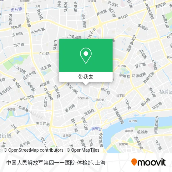 中国人民解放军第四一一医院-体检部地图
