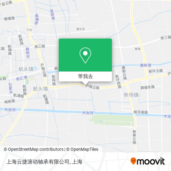 上海云捷滚动轴承有限公司地图