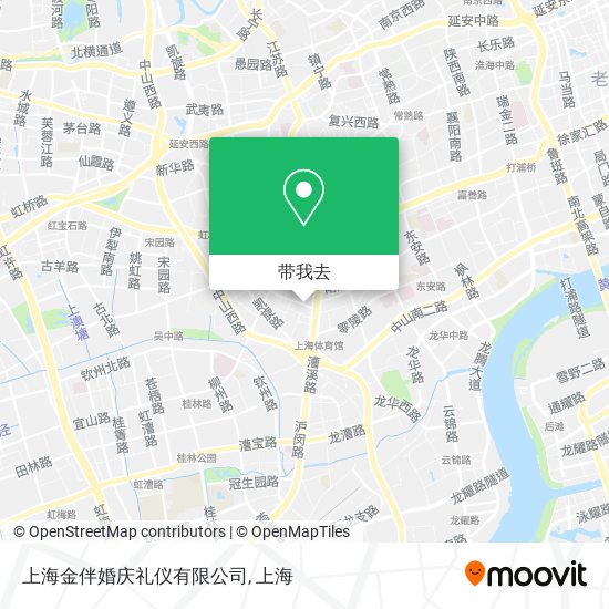 上海金伴婚庆礼仪有限公司地图