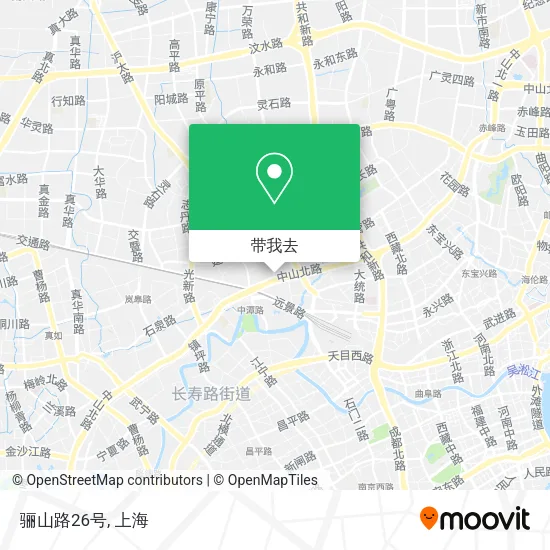 骊山路26号地图