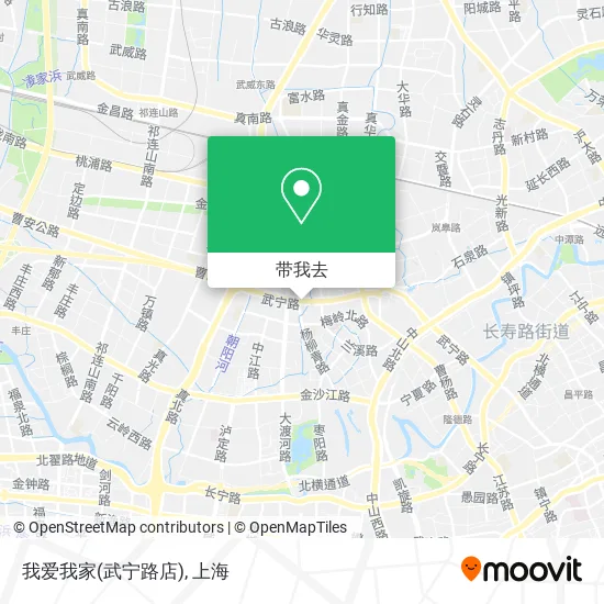 我爱我家(武宁路店)地图