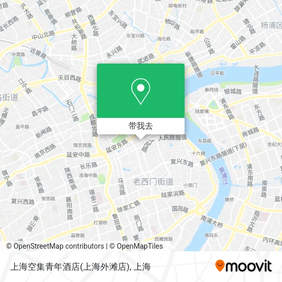 上海空集青年酒店(上海外滩店)地图
