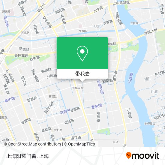 上海阳耀门窗地图