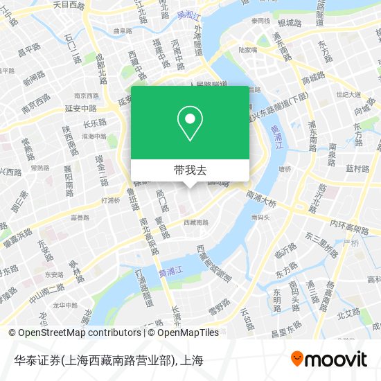 华泰证券(上海西藏南路营业部)地图