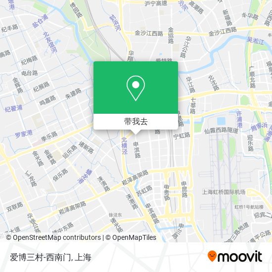 爱博三村-西南门地图