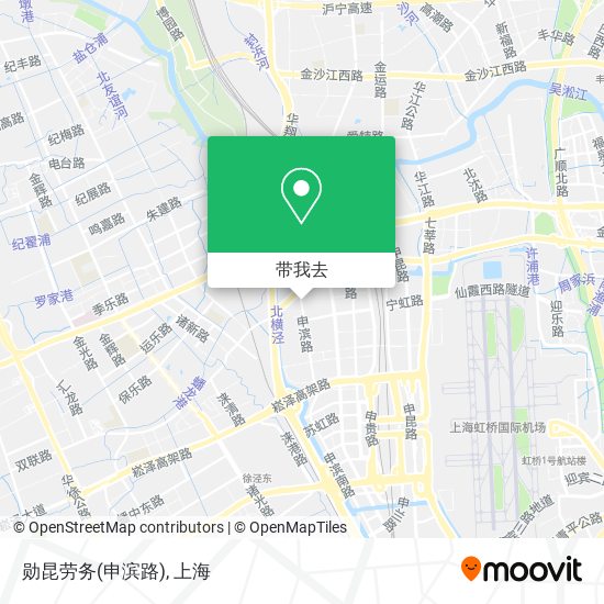 勋昆劳务(申滨路)地图