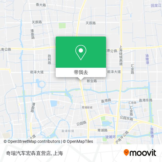 奇瑞汽车宏犇直营店地图