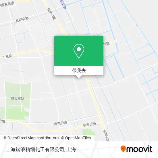 上海踏浪精细化工有限公司地图