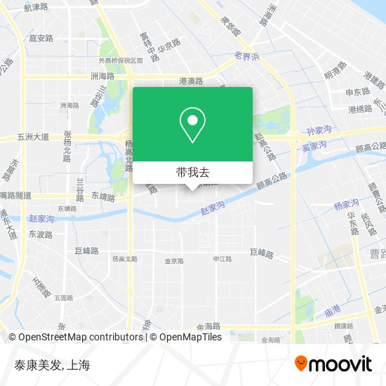 泰康美发地图