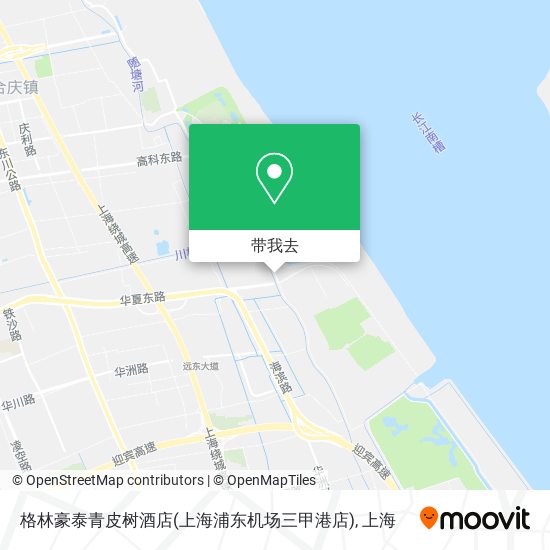 格林豪泰青皮树酒店(上海浦东机场三甲港店)地图