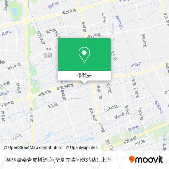 格林豪泰青皮树酒店(华夏东路地铁站店)地图