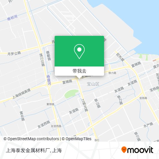 上海泰发金属材料厂地图
