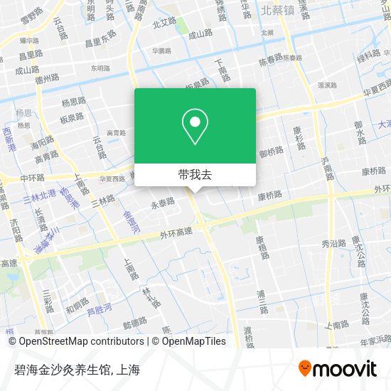 碧海金沙灸养生馆地图