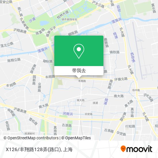 X126/丰翔路128弄(路口)地图