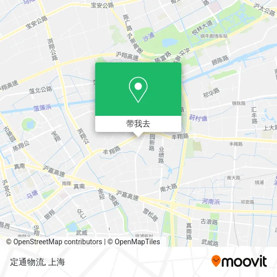 定通物流地图