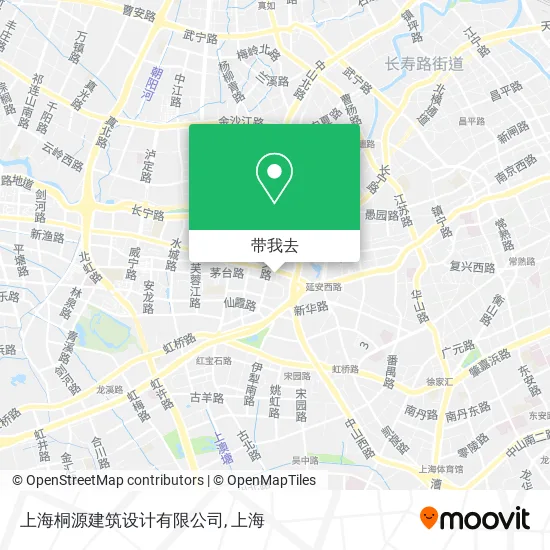 上海桐源建筑设计有限公司地图