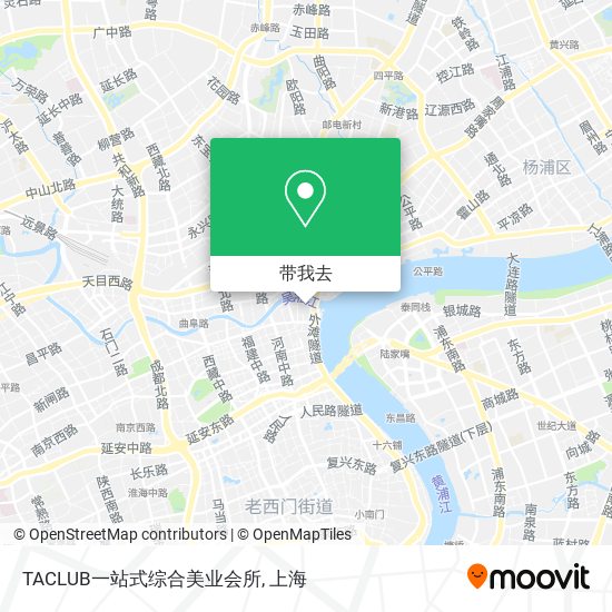 TACLUB一站式综合美业会所地图