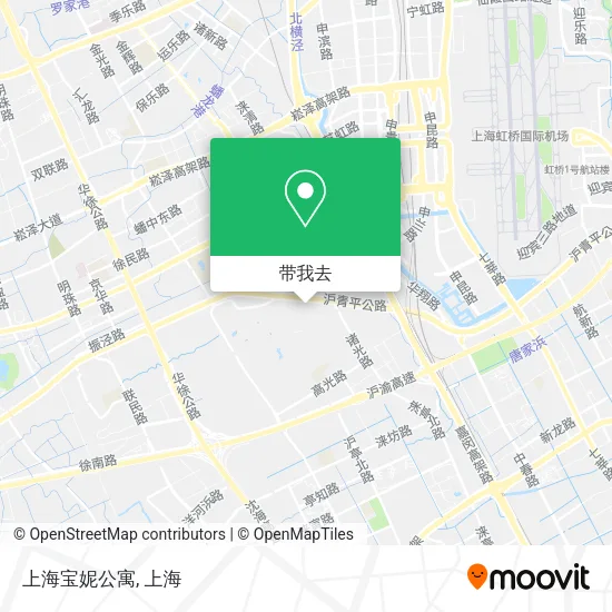上海宝妮公寓地图